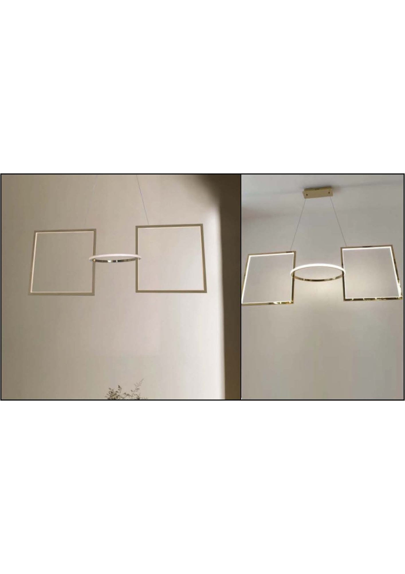 Beyond Lights - Square Ring Pendant- GL